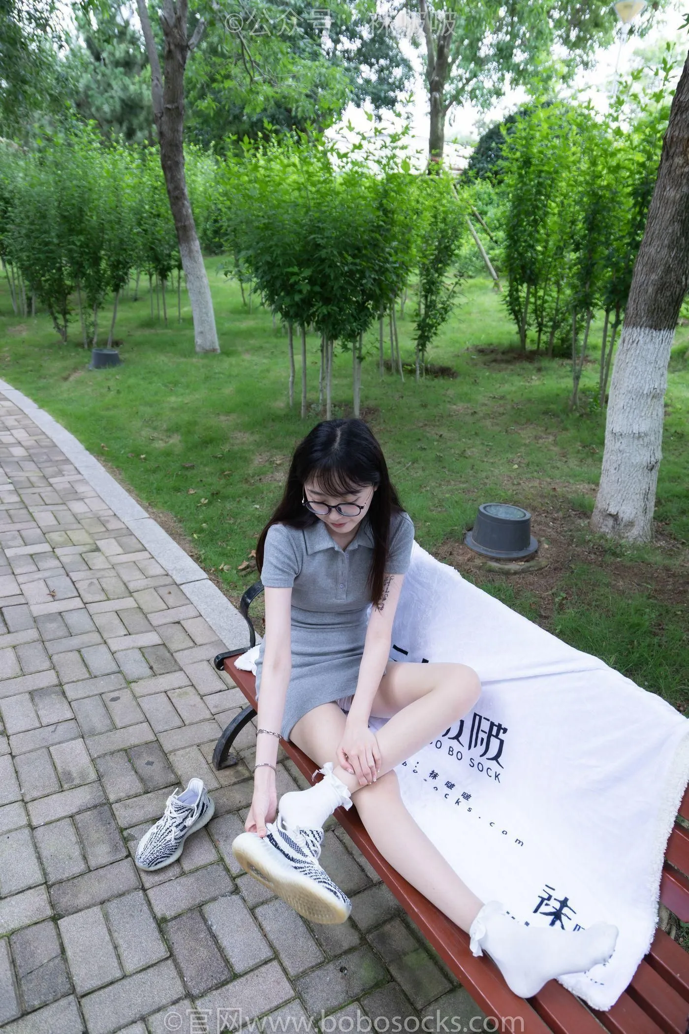 [BoBoSocks袜啵啵]NO.019 稚予-椰子、白棉袜、肉丝 [147P]插图